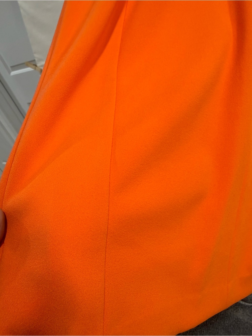 Calvin Klein Bright Orange Sleeveless Sheath Dress - Picture 6 of 6